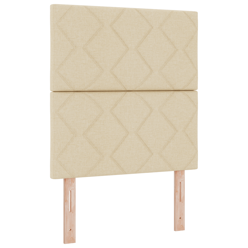 Casa si Gradina - Mobilier - Paturi si accesorii - Paturi - Pat Box Spring cu Saltea & LED Bej 80x200 cm Tesatura - Infinity.ro