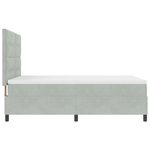 Casa si Gradina - Mobilier - Paturi si accesorii - Paturi - Pat box spring cu saltea & LED, gri deschis, 160x200 cm catifea - Infinity.ro