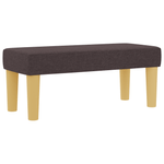 Casa si Gradina - Mobilier - Paturi si accesorii - Paturi - Pat cu somiera , cu saltea si banca maro inchis 80x200 cm, Tesatura - Infinity.ro