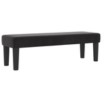 Casa si Gradina - Mobilier - Paturi si accesorii - Paturi - Pat cu spring cu saltea si bancuta neagra 140x200 cm catifea - Infinity.ro