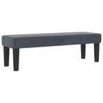 Casa si Gradina - Mobilier - Paturi si accesorii - Paturi - Pat cu Spring cu Saltea & Banca Gri Intunecat 140x200 cm Catifea - Infinity.ro