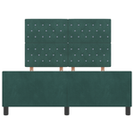 Casa si Gradina - Mobilier - Paturi si accesorii - Paturi - Cadru de pat, verde inchis, 140x200 cm, catifea - Infinity.ro