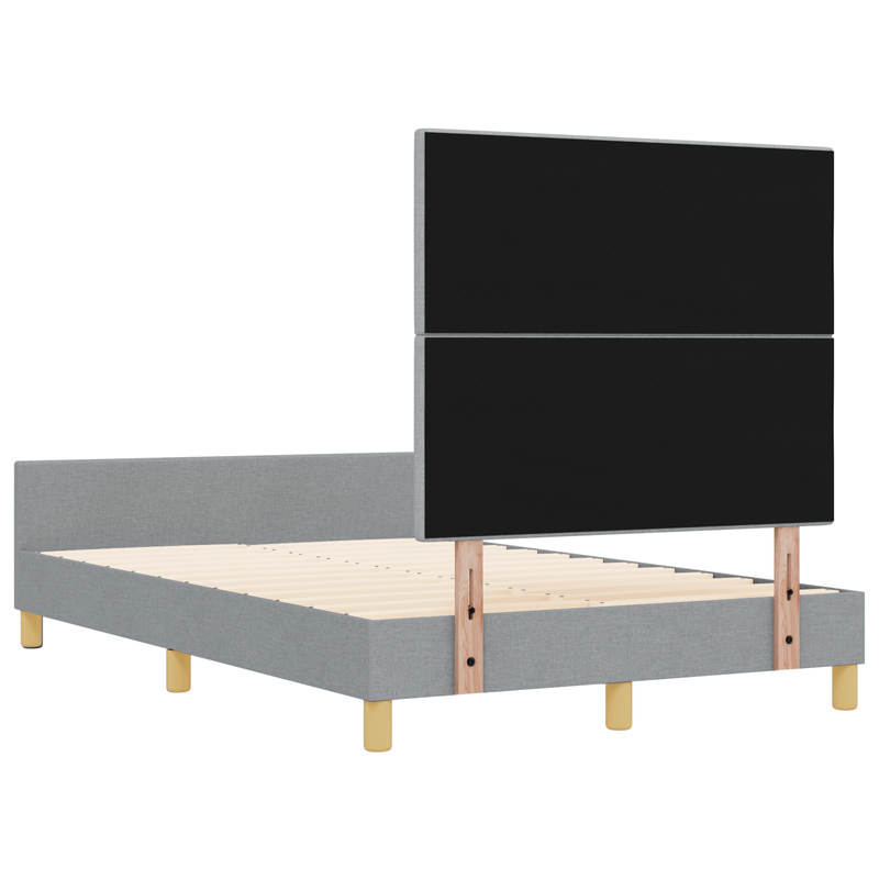 Casa si Gradina - Mobilier - Paturi si accesorii - Paturi - Cadru de pat, gri deschis, 120x200 cm, textil - Infinity.ro