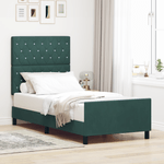 Casa si Gradina - Mobilier - Paturi si accesorii - Paturi - Rama pat Verde inchis 100x200 cm Velvet - Infinity.ro