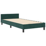Casa si Gradina - Mobilier - Paturi si accesorii - Paturi - Rama pat Verde inchis 100x200 cm Velvet - Infinity.ro