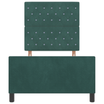 Casa si Gradina - Mobilier - Paturi si accesorii - Paturi - Rama pat Verde inchis 100x200 cm Velvet - Infinity.ro