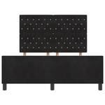 Casa si Gradina - Mobilier - Paturi si accesorii - Paturi - Cadru de pat, negru, 160x200 cm, catifea - Infinity.ro