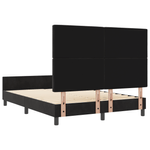 Casa si Gradina - Mobilier - Paturi si accesorii - Paturi - Cadru de pat, negru, 160x200 cm, catifea - Infinity.ro