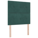 Casa si Gradina - Mobilier - Paturi si accesorii - Paturi - Cadru de pat, verde inchis, 80x200 cm, catifea - Infinity.ro