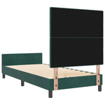 Casa si Gradina - Mobilier - Paturi si accesorii - Paturi - Cadru de pat, verde inchis, 80x200 cm, catifea - Infinity.ro