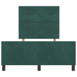 Casa si Gradina - Mobilier - Paturi si accesorii - Paturi - Pat  verde inchis, 120x190 cm, fabricat din catifea - Infinity.ro