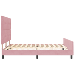 Casa si Gradina - Mobilier - Paturi si accesorii - Paturi - Cadru de pat, roz, 180x200 cm, catifea - Infinity.ro