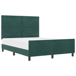 Casa si Gradina - Mobilier - Paturi si accesorii - Paturi - Cadru de pat, verde inchis, 160x200 cm, catifea - Infinity.ro