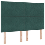 Casa si Gradina - Mobilier - Paturi si accesorii - Paturi - Cadru de pat, verde inchis, 160x200 cm, catifea - Infinity.ro