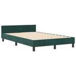 Casa si Gradina - Mobilier - Paturi si accesorii - Paturi - Cadru de pat, verde inchis, 120x190 cm, catifea - Infinity.ro