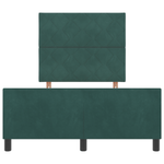 Casa si Gradina - Mobilier - Paturi si accesorii - Paturi - Cadru de pat, verde inchis, 120x190 cm, catifea - Infinity.ro