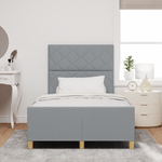Casa si Gradina - Mobilier - Paturi si accesorii - Paturi - Cadru de pat, gri deschis, 120x200 cm, textil - Infinity.ro