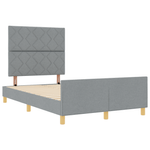 Casa si Gradina - Mobilier - Paturi si accesorii - Paturi - Cadru de pat, gri deschis, 120x200 cm, textil - Infinity.ro