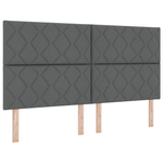 Casa si Gradina - Mobilier - Paturi si accesorii - Paturi - Cadru de pat, gri inchis, 180x200 cm, textil - Infinity.ro