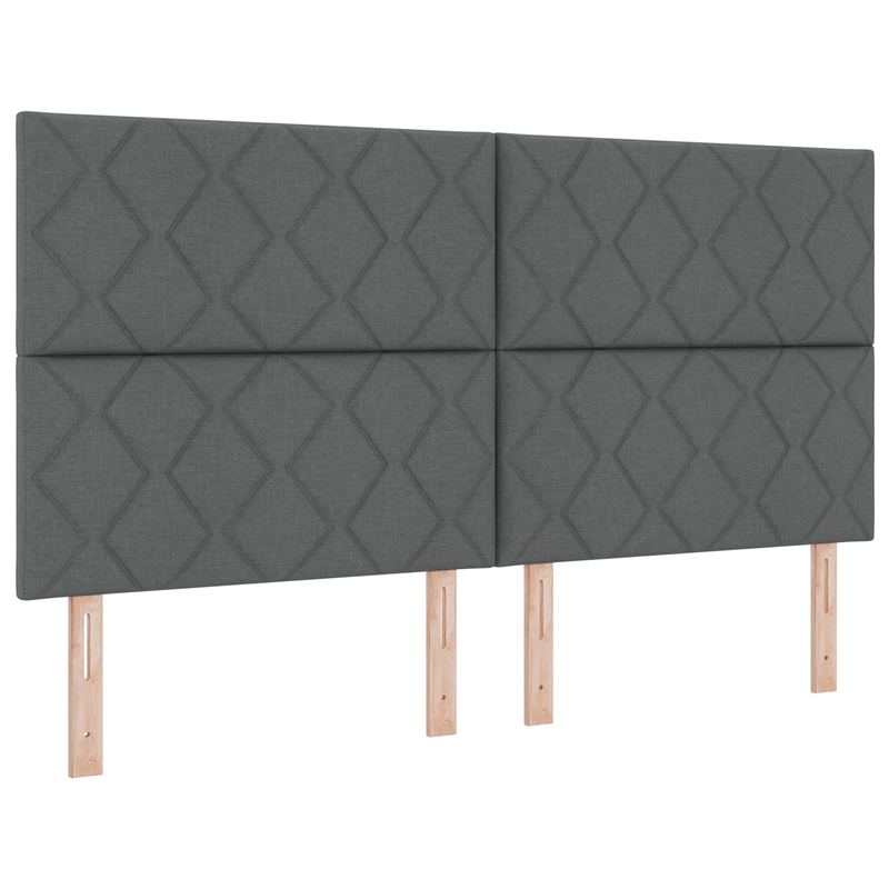 Casa si Gradina - Mobilier - Paturi si accesorii - Paturi - Cadru de pat, gri inchis, 180x200 cm, textil - Infinity.ro