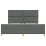 Casa si Gradina - Mobilier - Paturi si accesorii - Paturi - Cadru de pat, gri inchis, 180x200 cm, textil - Infinity.ro