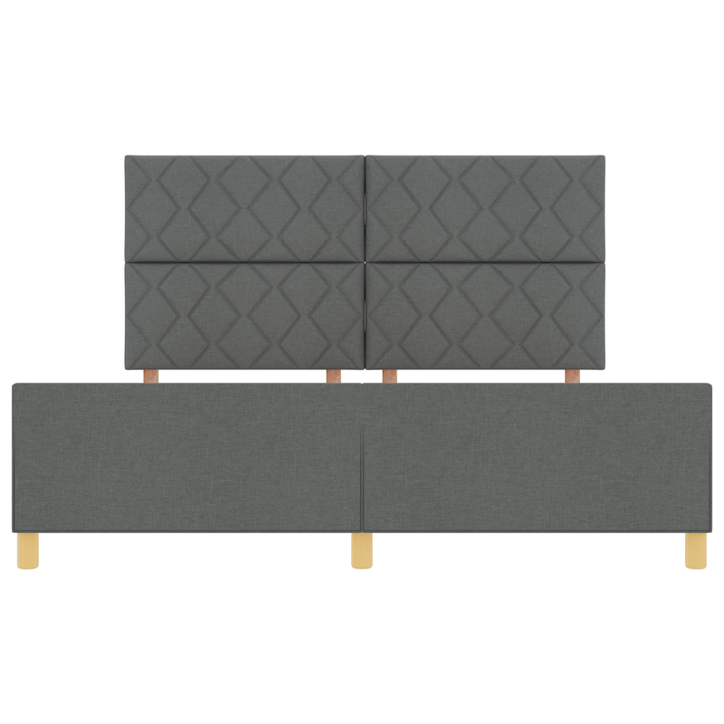 Casa si Gradina - Mobilier - Paturi si accesorii - Paturi - Cadru de pat, gri inchis, 180x200 cm, textil - Infinity.ro