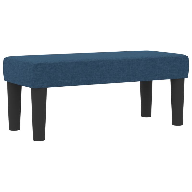 Casa si Gradina - Mobilier - Paturi si accesorii - Paturi - Pat cu baza cu arcuri cu saltea & banca albastra 80x200 cm tesatura - Infinity.ro