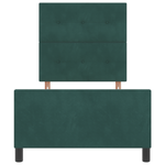Casa si Gradina - Mobilier - Paturi si accesorii - Paturi - Cadru de pat, verde inchis, 100x200 cm, catifea - Infinity.ro