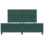 Casa si Gradina - Mobilier - Paturi si accesorii - Paturi - Cadru de pat, verde inchis, 180x200 cm, catifea - Infinity.ro