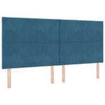 Casa si Gradina - Mobilier - Paturi si accesorii - Paturi - Cadru de pat, albastru inchis, 200x200 cm, catifea - Infinity.ro