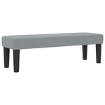 Casa si Gradina - Mobilier - Paturi si accesorii - Paturi - Pat cu tablie cu saltea gri 120x190 cm tesatura - Infinity.ro