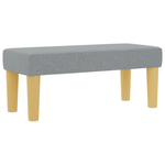 Casa si Gradina - Mobilier - Paturi si accesorii - Paturi - Pat cu spring si saltea gri deschis 80x200 cm tesatura - Infinity.ro