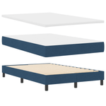 Casa si Gradina - Mobilier - Paturi si accesorii - Paturi - Pat cu arcuri si saltea albastra 120x200 cm din tesatura - Infinity.ro