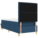Casa si Gradina - Mobilier - Paturi si accesorii - Paturi - Pat cu arcuri cu saltea si banca albastru 80x200 cm tesatura - Infinity.ro