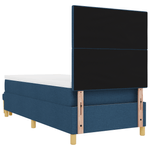 Casa si Gradina - Mobilier - Paturi si accesorii - Paturi - Pat cu arcuri cu Saltea si Banca Albastra 80x200 cm Tesatura - Infinity.ro