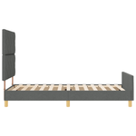 Casa si Gradina - Mobilier - Paturi si accesorii - Paturi - Cadru de pat, gri inchis, 100x200 cm, textil - Infinity.ro