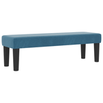 Casa si Gradina - Mobilier - Paturi si accesorii - Paturi - Pat cu Arcuri cu Saltea & Banca Albastru Intunecat 120x190 cm Catifea - Infinity.ro