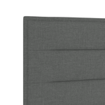 Casa si Gradina - Mobilier - Paturi si accesorii - Paturi - Cadru de pat, gri inchis, 140x190 cm, textil - Infinity.ro