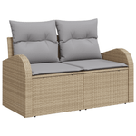 Casa si Gradina - Gradina si terasa - Mobilier exterior - Seturi mobila gradina - Set canapea 5 piese cu perne din ratan poliester negru - Infinity.ro