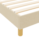 Casa si Gradina - Mobilier - Paturi si accesorii - Paturi - Cadru de pat, crem, 90x190 cm, textil - Infinity.ro
