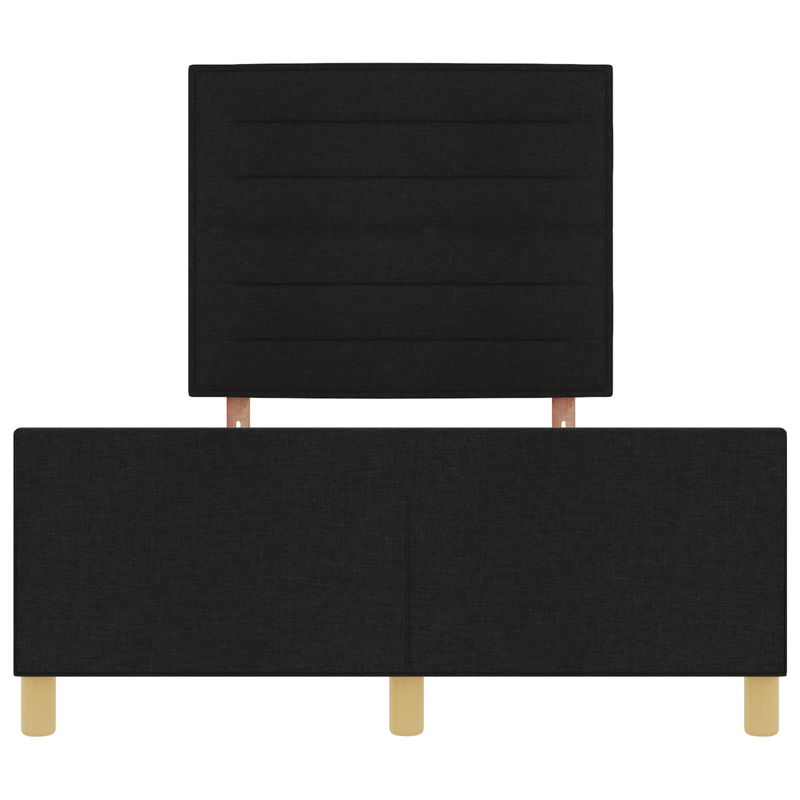 Casa si Gradina - Mobilier - Paturi si accesorii - Paturi - Cadru de pat, negru, 140x190 cm, textil - Infinity.ro