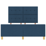Casa si Gradina - Mobilier - Paturi si accesorii - Paturi - Cadru de pat, albastru, 160x200 cm, textil - Infinity.ro