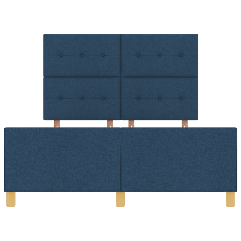 Casa si Gradina - Mobilier - Paturi si accesorii - Paturi - Cadru de pat, albastru, 160x200 cm, textil - Infinity.ro
