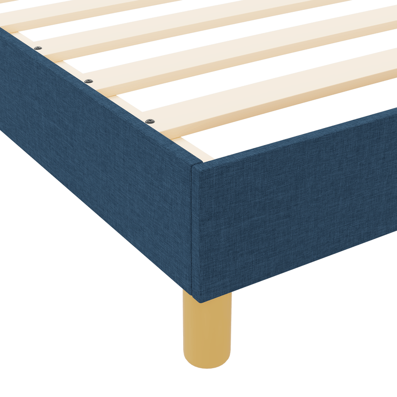 Casa si Gradina - Mobilier - Paturi si accesorii - Paturi - Cadru de pat, albastru, 160x200 cm, textil - Infinity.ro