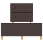 Casa si Gradina - Mobilier - Paturi si accesorii - Paturi - Cadru de pat, maro inchis, 120x190 cm, textil - Infinity.ro