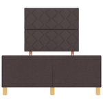 Casa si Gradina - Mobilier - Paturi si accesorii - Paturi - Cadru de pat, maro inchis, 120x200 cm, textil - Infinity.ro