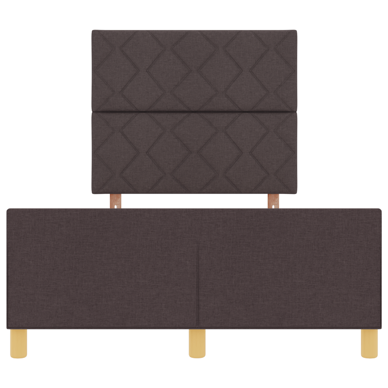 Casa si Gradina - Mobilier - Paturi si accesorii - Paturi - Cadru de pat, maro inchis, 120x200 cm, textil - Infinity.ro