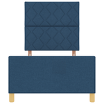 Casa si Gradina - Mobilier - Paturi si accesorii - Paturi - Cadru de pat, albastru, 90x200 cm, textil - Infinity.ro
