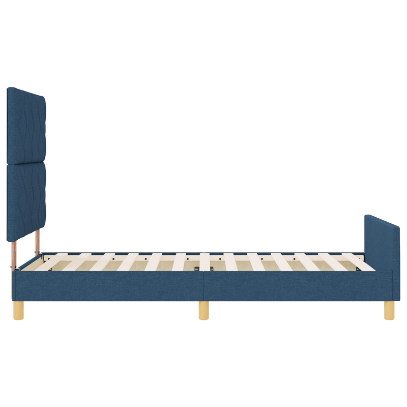 Casa si Gradina - Mobilier - Paturi si accesorii - Paturi - Cadru de pat, albastru, 90x200 cm, textil - Infinity.ro