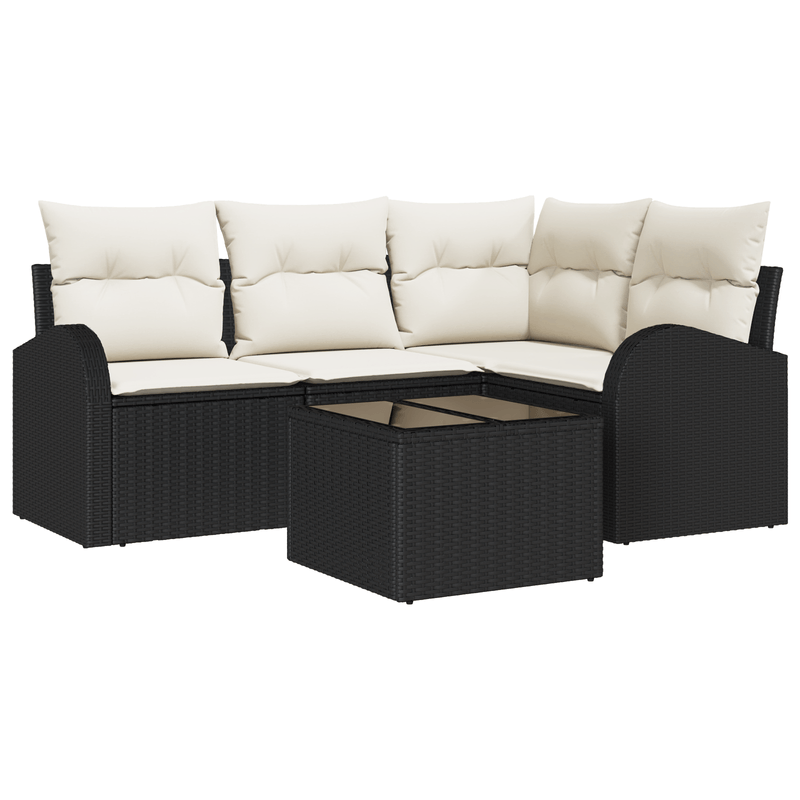 Casa si Gradina - Gradina si terasa - Mobilier exterior - Canapele si fotolii gradina - Set de Canapea Gradina cu Perna Cafeniu Poliratan - Infinity.ro